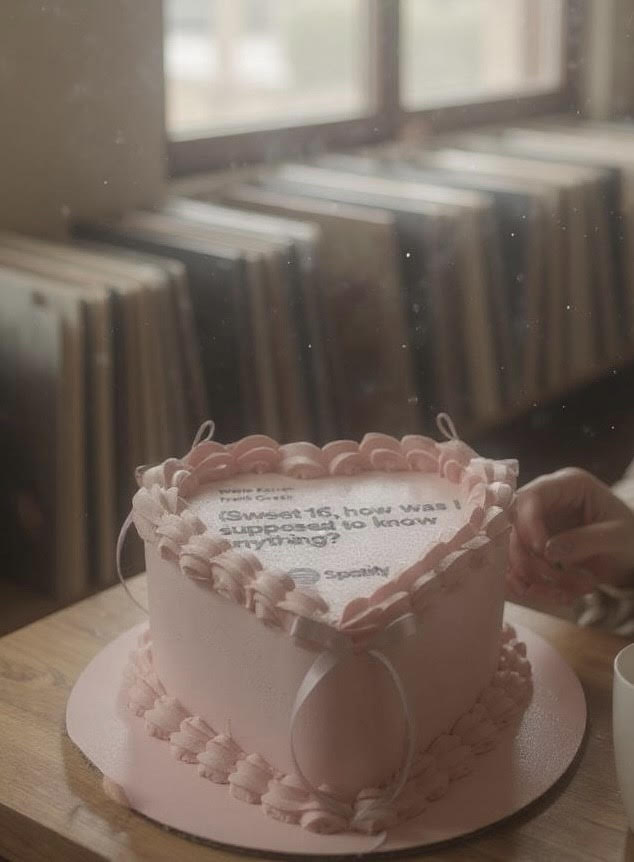 Spotify Inspired Cake