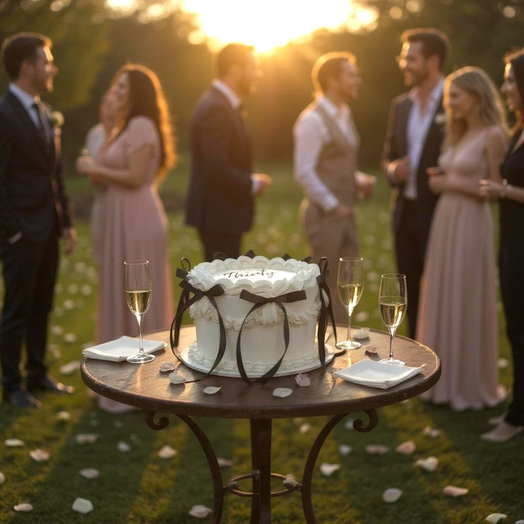 Vintage Circle Cake